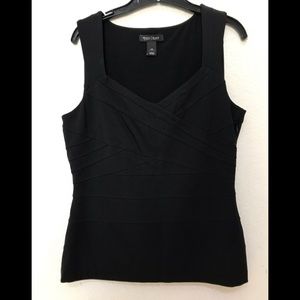 White House Black Market - 14 Black sleeveless top